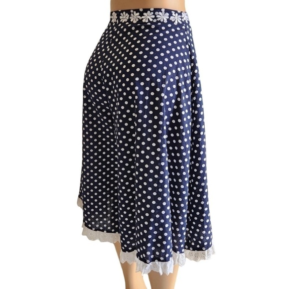 Free People KAS New York Daisy Dot Flower Embroidered Culotte - Picture 3 of 8